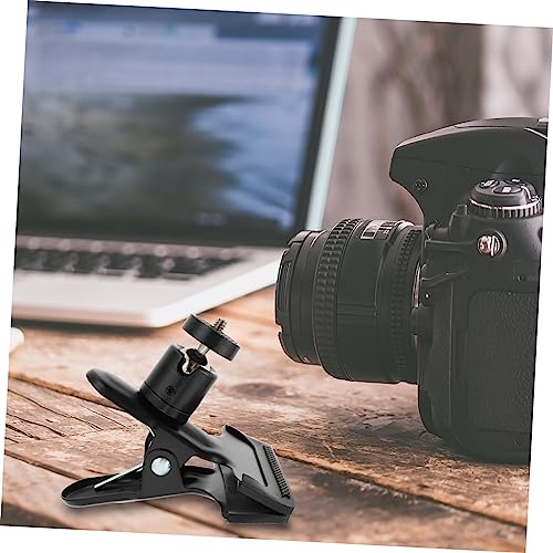 NUOBESTY Support de Fixation pour Caméra Tête Sphérique Rotative, Multi-Fonction pour Flash & Trépied - Durable & Univer