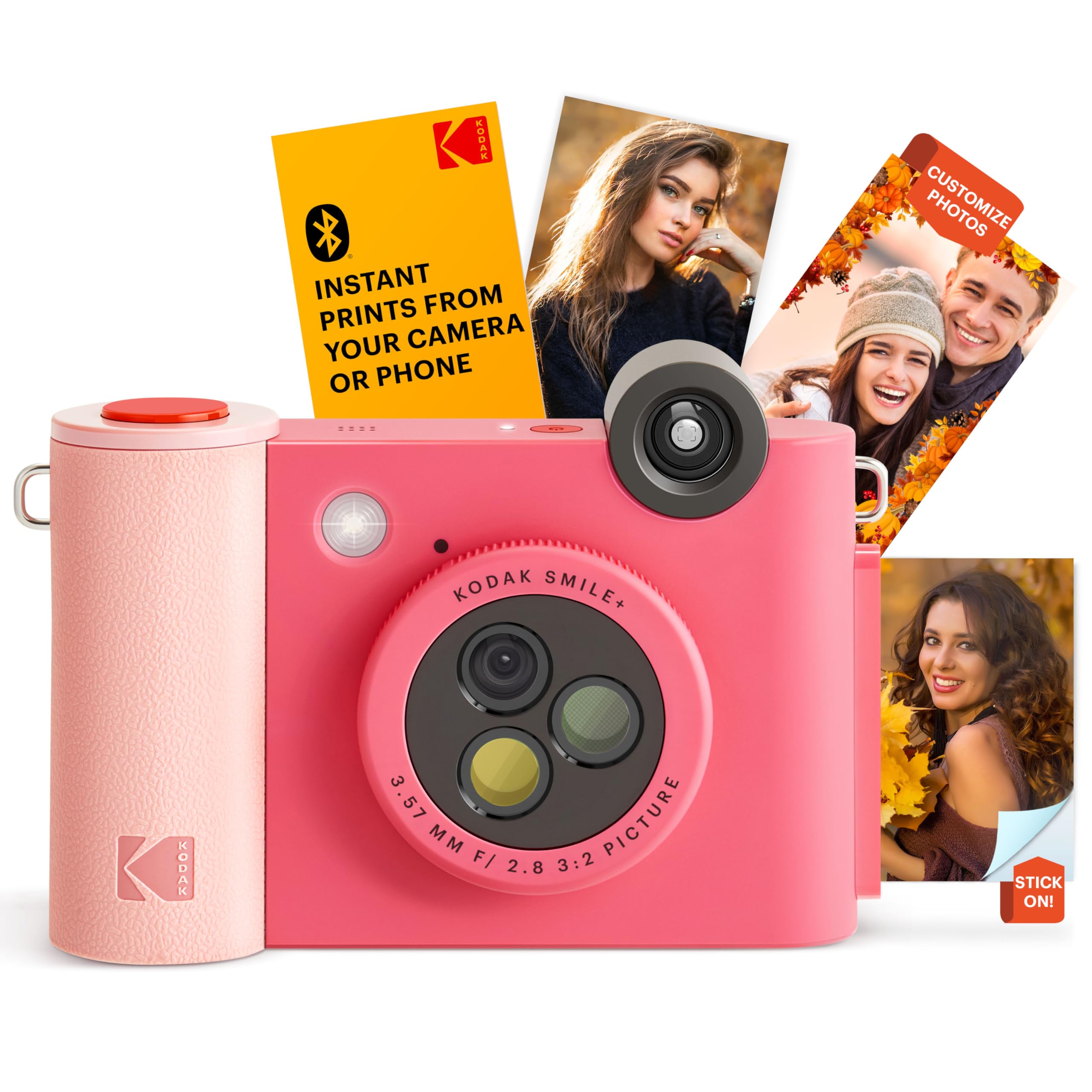 KODAK Smile Appareil Photo numérique à Impression instantanée 2 en 1 – 10 MP, Objectif à Effet Rotatif spécial – Photos 